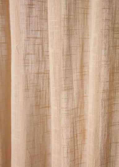 Piper Puuvillaverho 250 x 120 - Beige 3 - Indiska