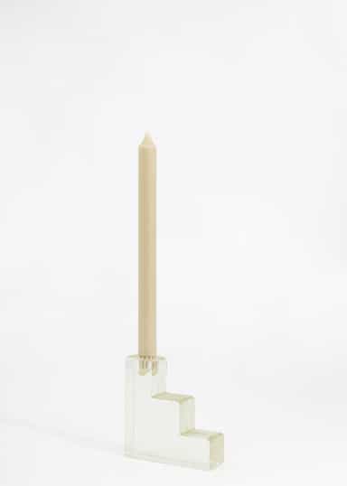 ISA Handgjord ljusstake i glas - Multi 1 - Indiska