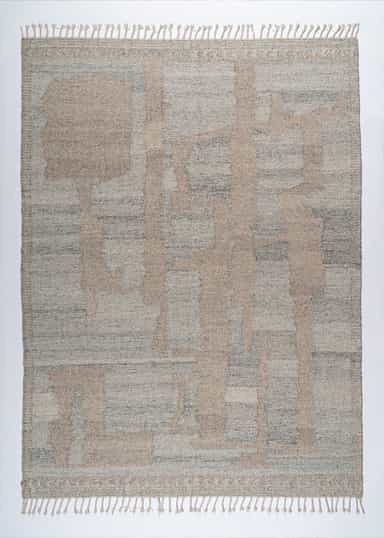 Dora Handvävd matta 200x300 - Vit 1 - Indiska