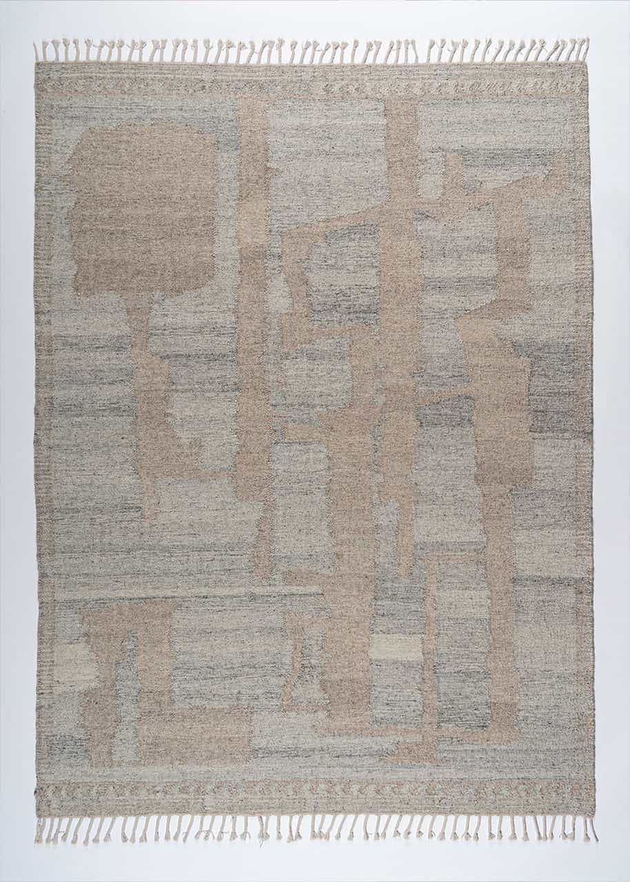 Dora Handvävd matta 200x300 - Vit 1 - Indiska