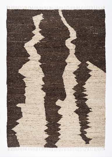 Nora Handvävd matta 200x300 - Beige 1 - Indiska
