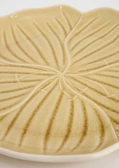 FLOWER Blomformad tallrik - Beige 3 - Indiska