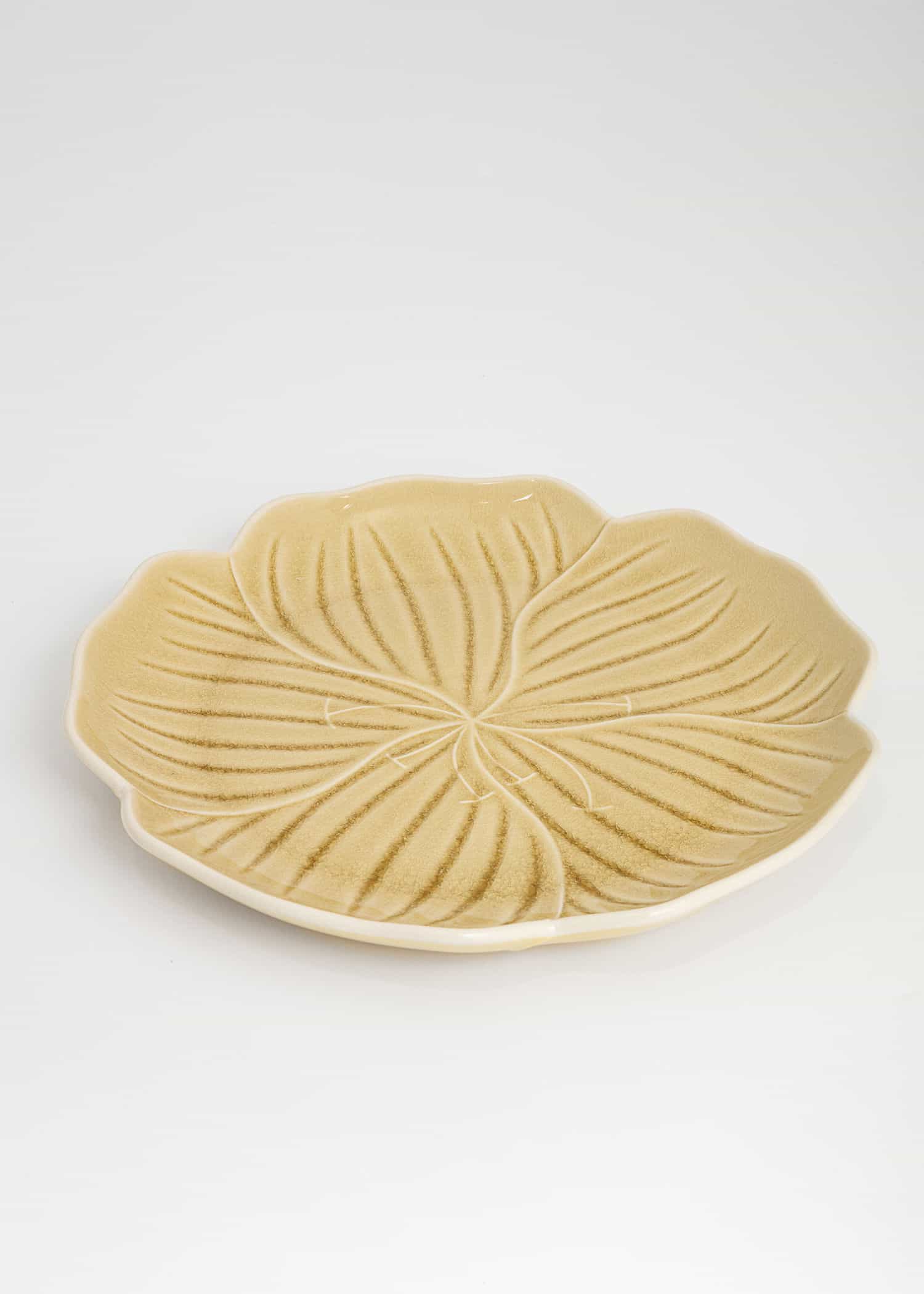 FLOWER Blomformad tallrik - Beige 1 - Indiska