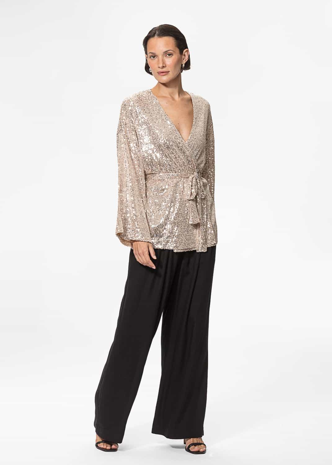 DAYNA Paljettblazer - Beige 3 - Indiska