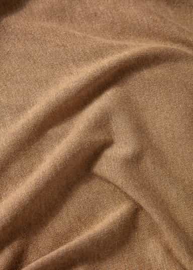 KARIN Poncho i bomull & viskos - Beige 2 - Indiska