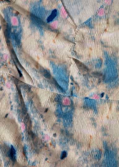 IKA Mönstrad lång klänning - Beige 7 - Indiska