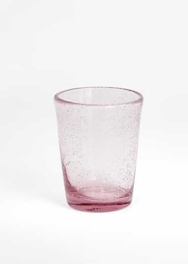 ANVI Dricksglas med bubblor - Rosa 1 - Indiska