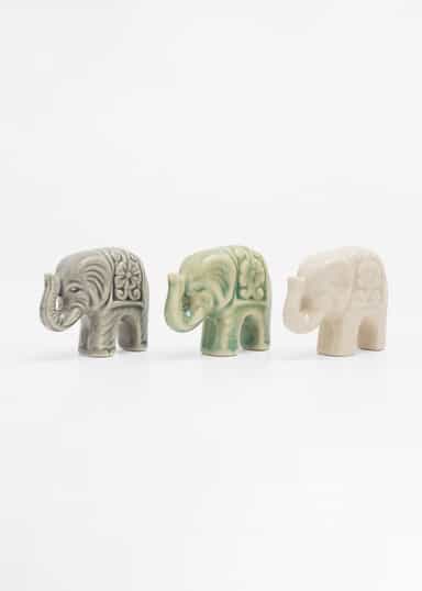 ELEPHANT  - Grønn 2 - Indiska