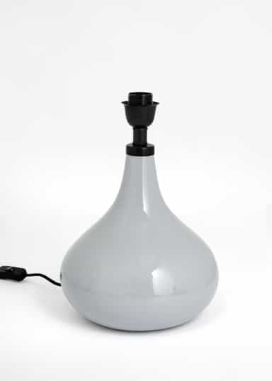 AVA Blå bordslampa i stengods - Blå 2 - Indiska