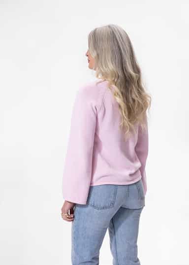 Lana Rosa stickad tröja - Rosa 4 - Indiska