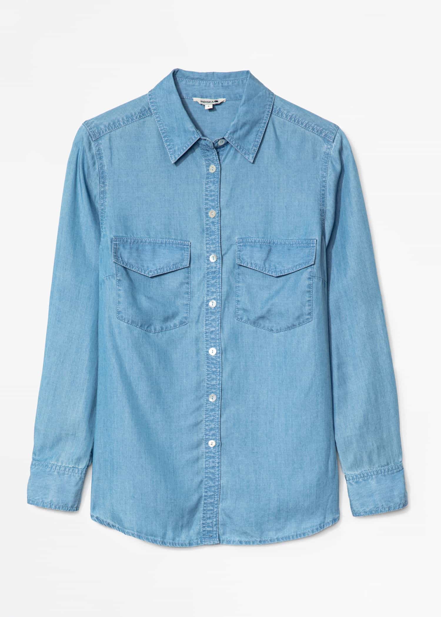 KIENNA Paita Tencel Lyocell -materiaalista - Sininen 1 - Indiska