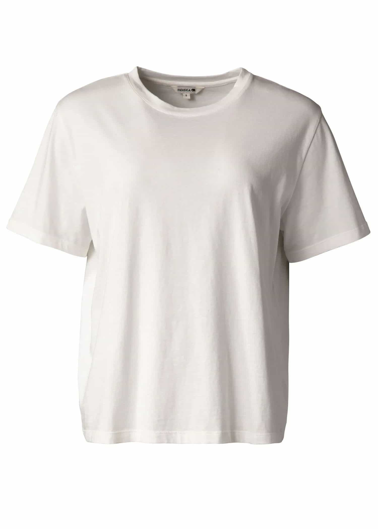 Heather Vit t-shirt i bomull - Vit 1 - Indiska
