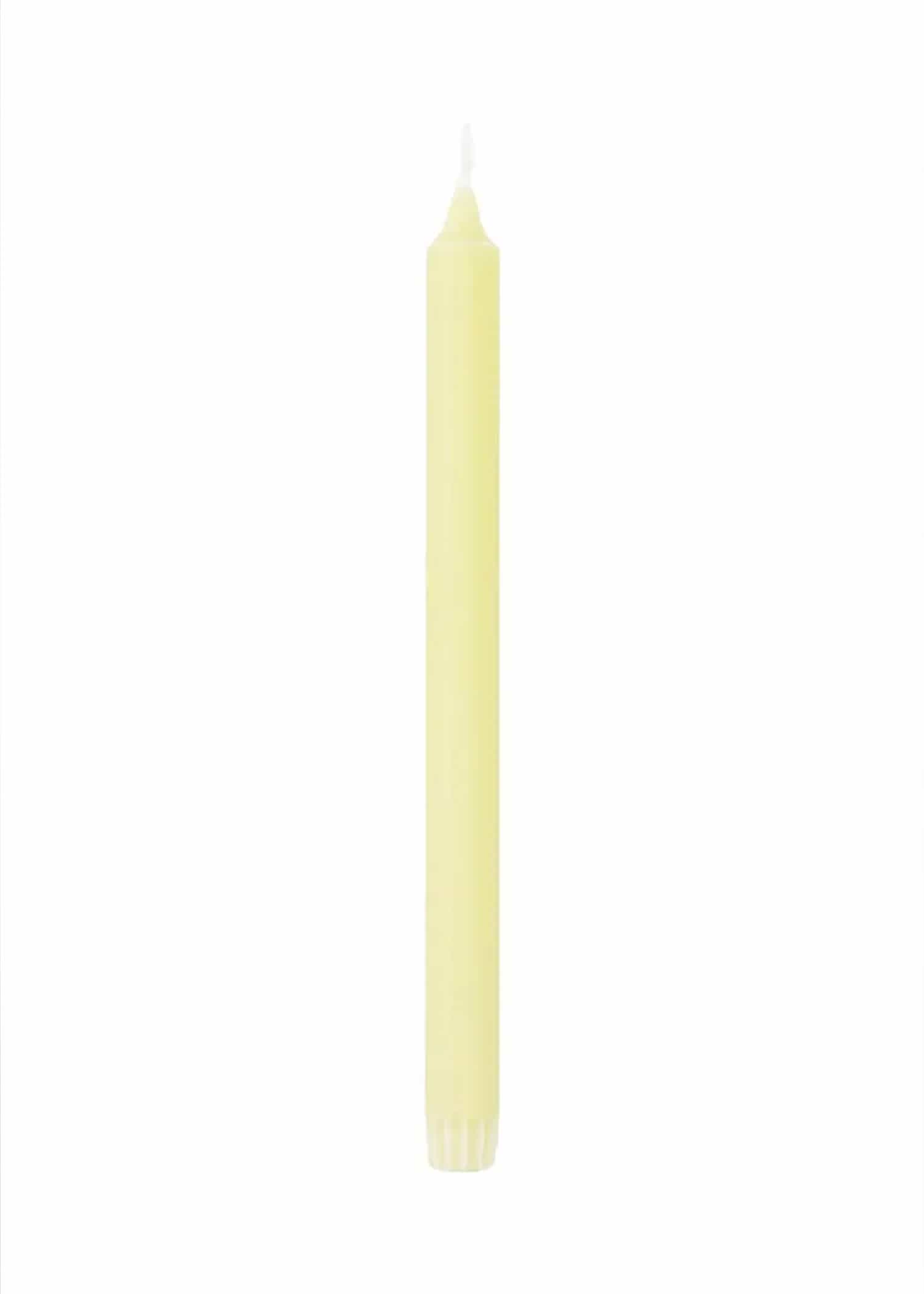 CLASSIC Svanenmärkta stearinljus - Gul 1 - Indiska