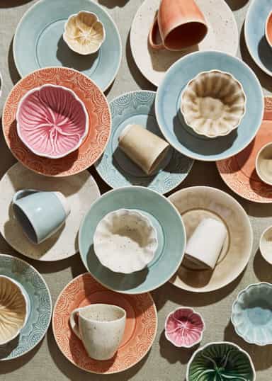 Mathilda Kopp i stengods - Beige 2 - Indiska
