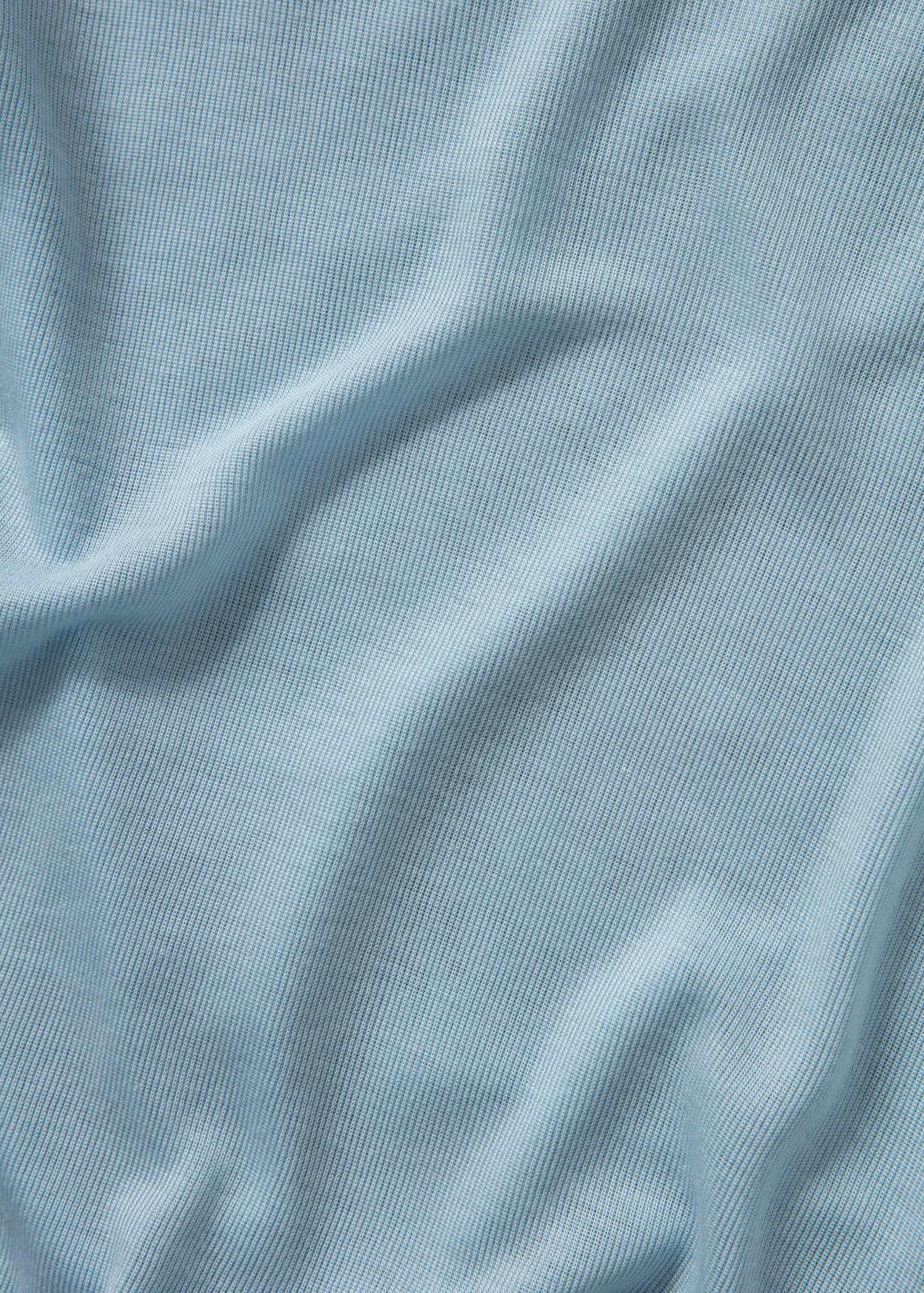 ELLEN Blå draperad tröja - Blå 2 - Indiska