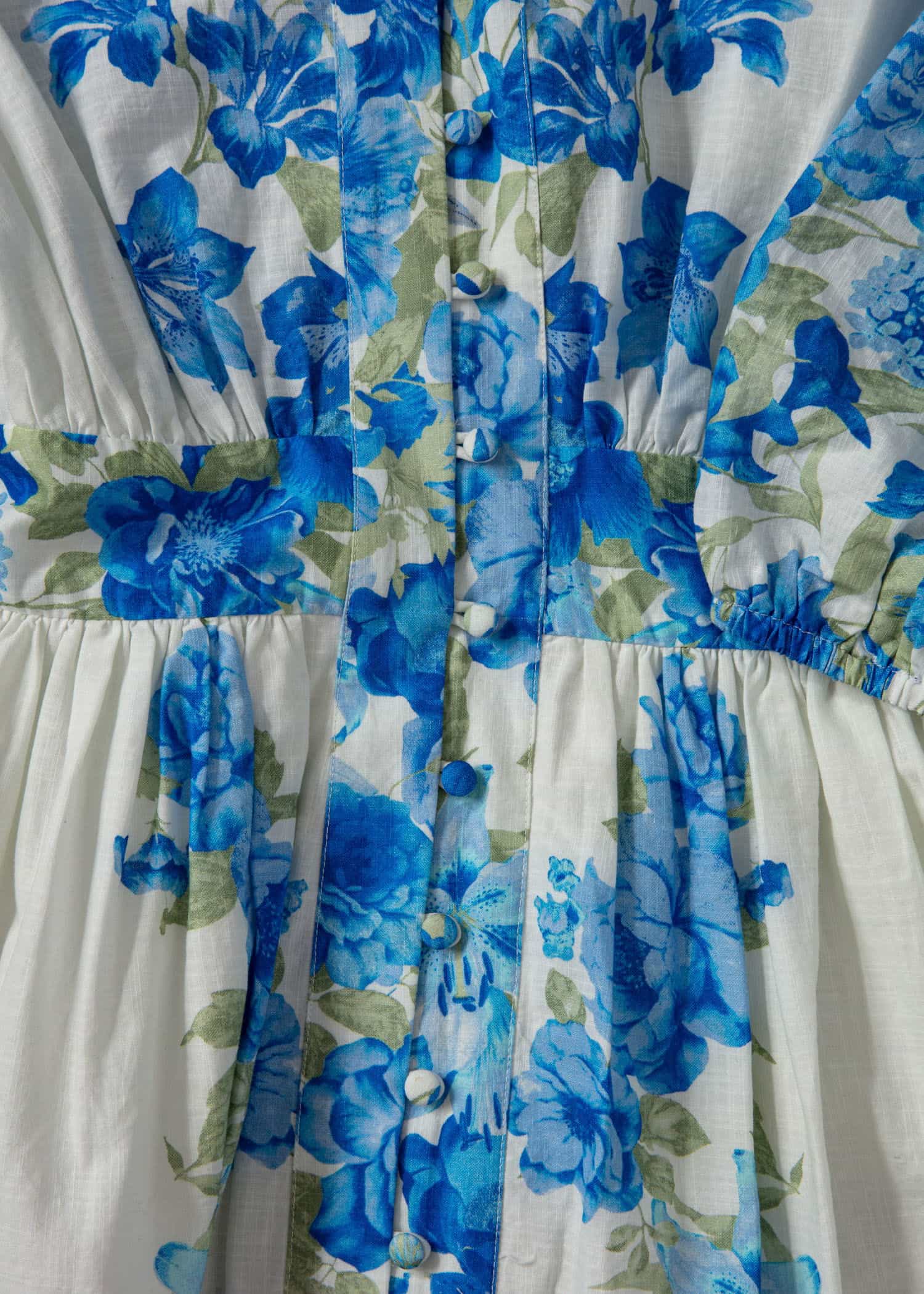MIRELLA Lyhyt kukallinen mekko - Sininen 6 - Indiska