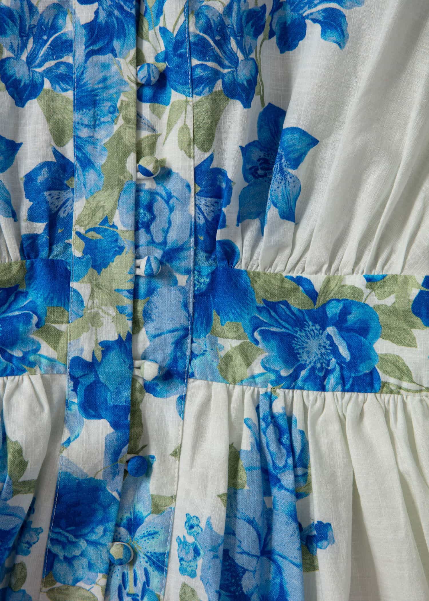 MIRELLA Lyhyt kukallinen mekko - Sininen 7 - Indiska