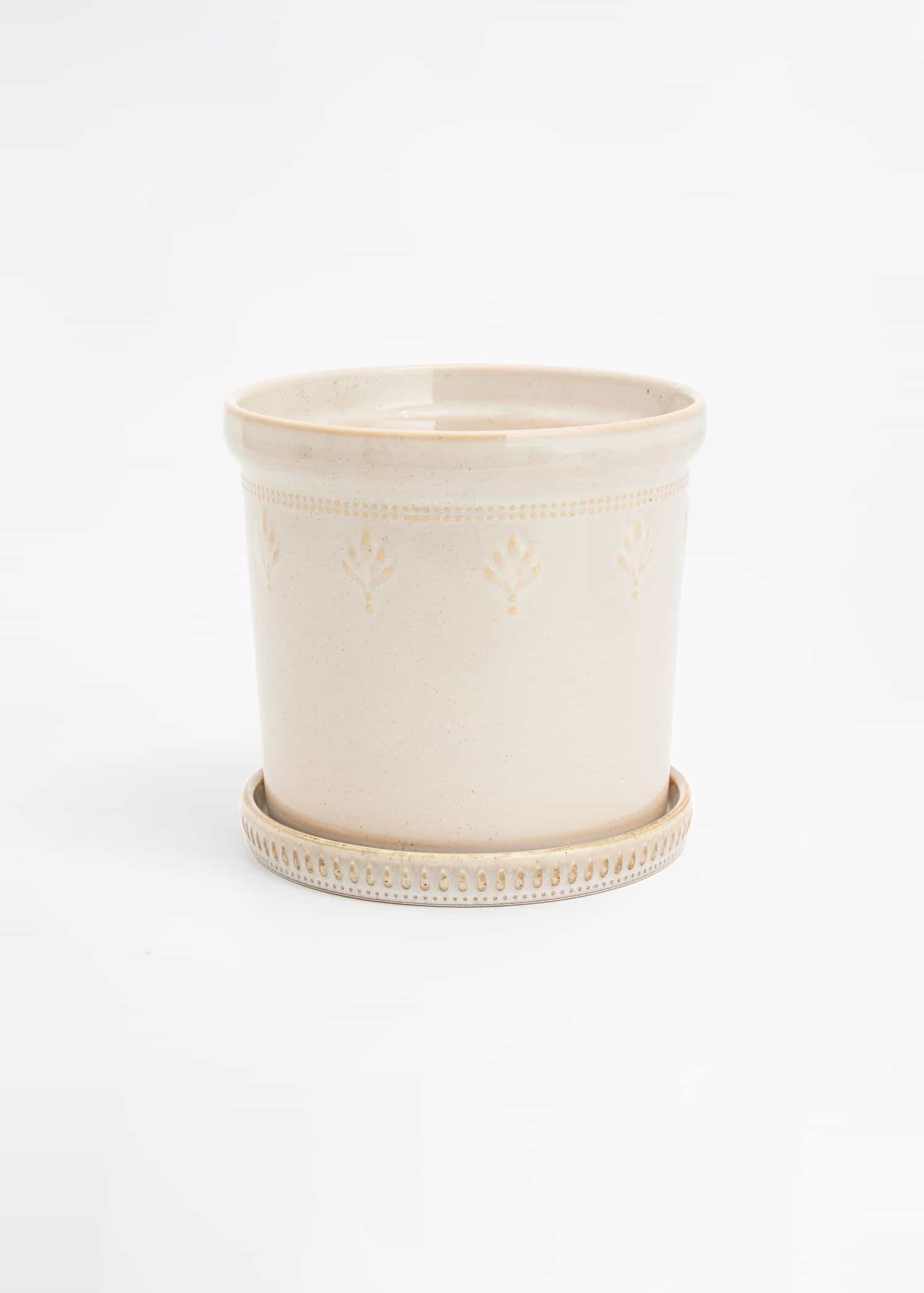 DARLA Koristeellinen kivitavararuukku - Beige 2 - Indiska