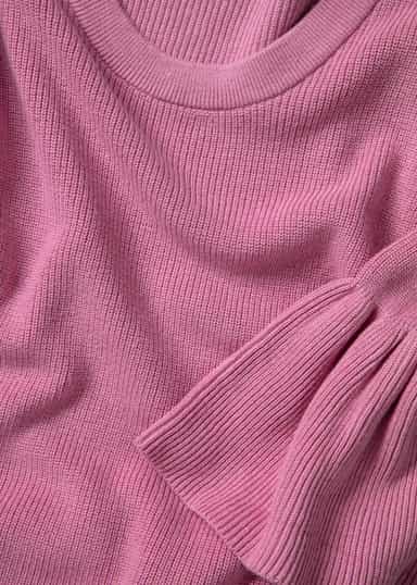 Eira Ribbestrikket genser - Rosa 2 - Indiska