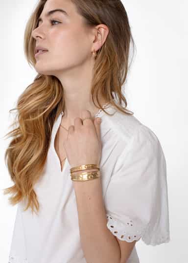 ARIELLE Brodert bluse - Hvit 3 - Indiska