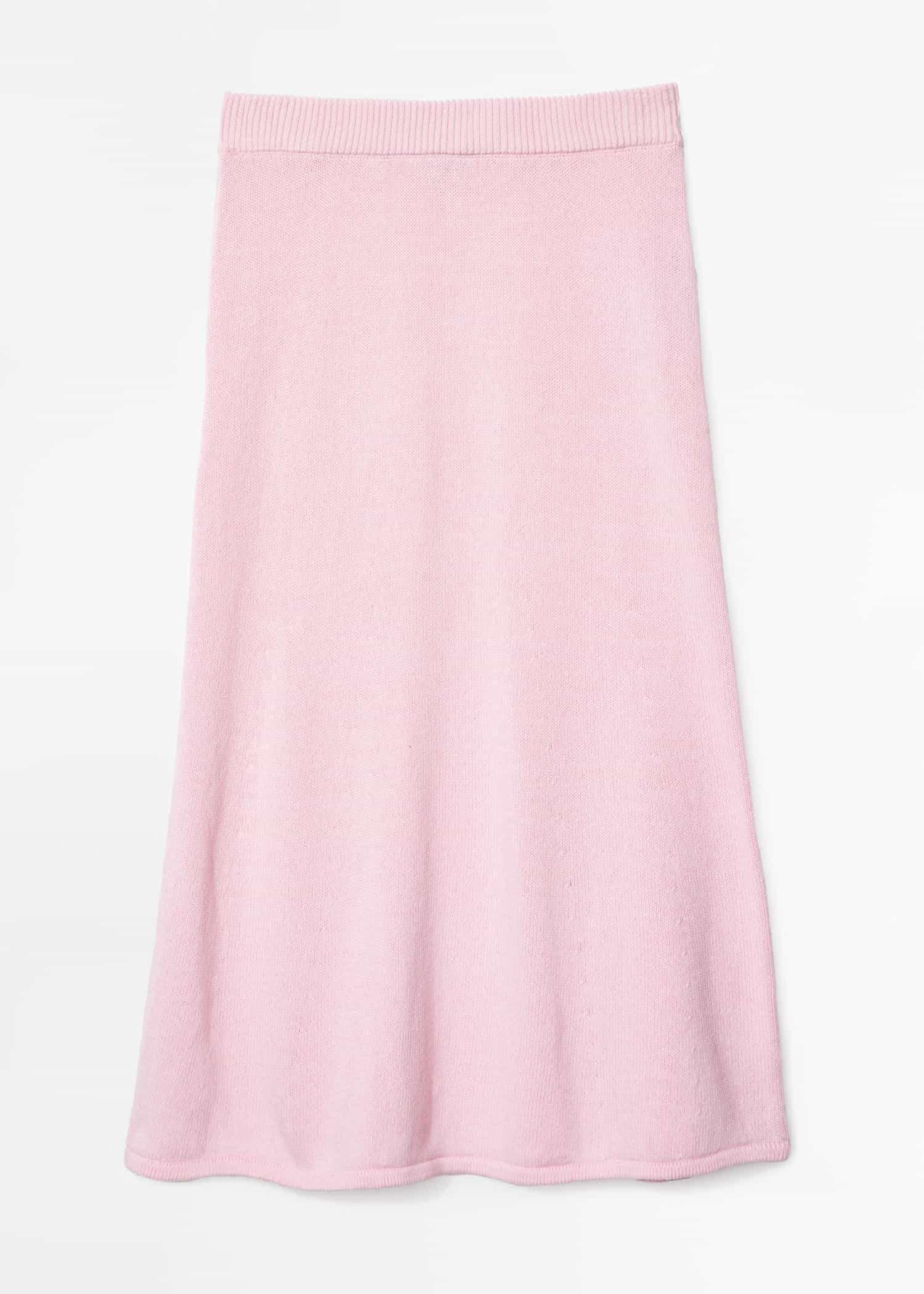 Lana Rosa stickad kjol - Rosa 1 - Indiska