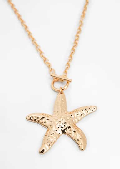 SEA Halsband med sjöstjärna - Guld 3 - Indiska