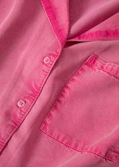 SWEETIE Rosa kortärmad skjorta - Rosa 6 - Indiska