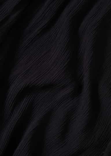 RUBY Svart kaftan med volang - Svart 8 - Indiska