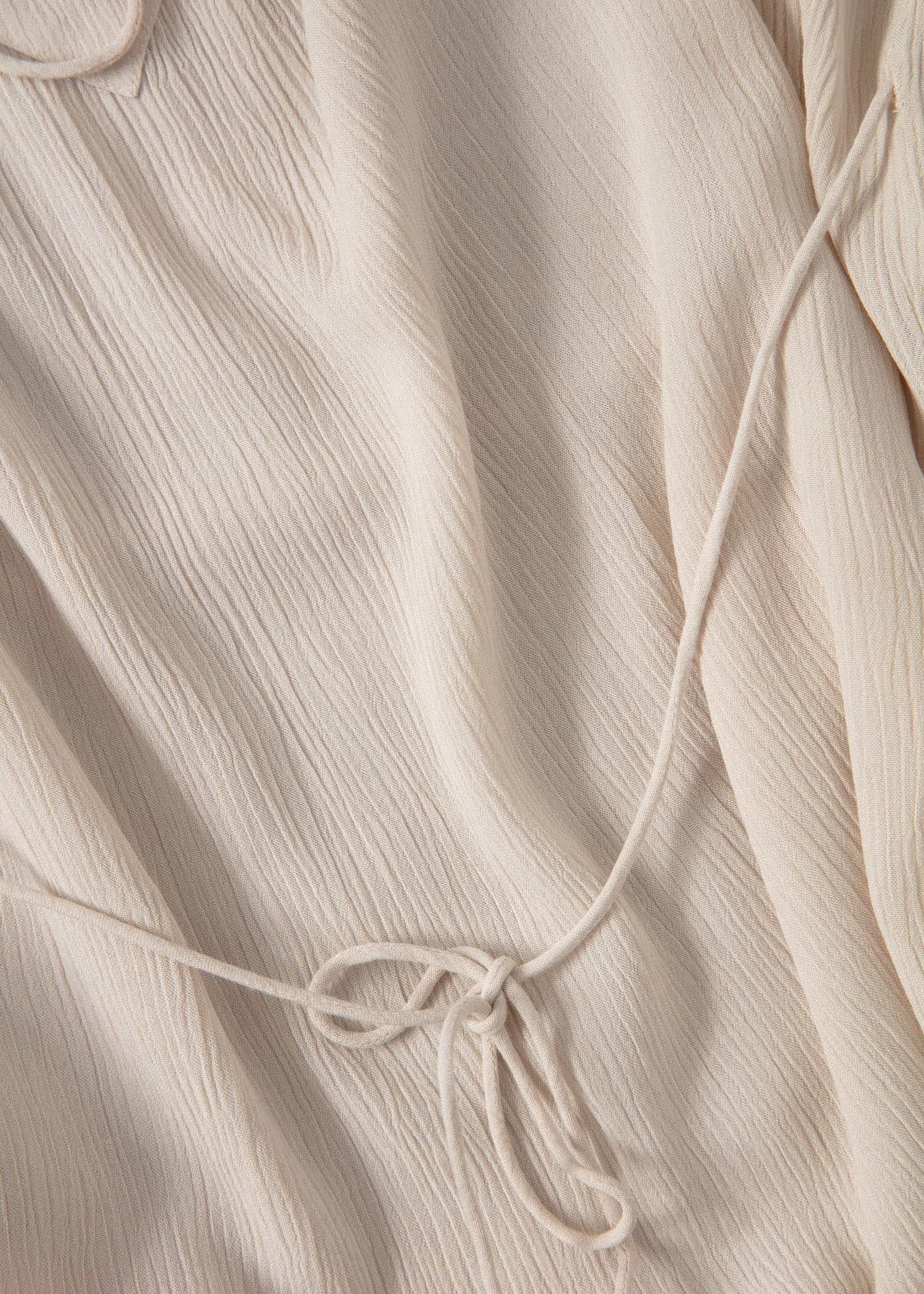 RUBY Beige tunika med volang - Beige 7 - Indiska