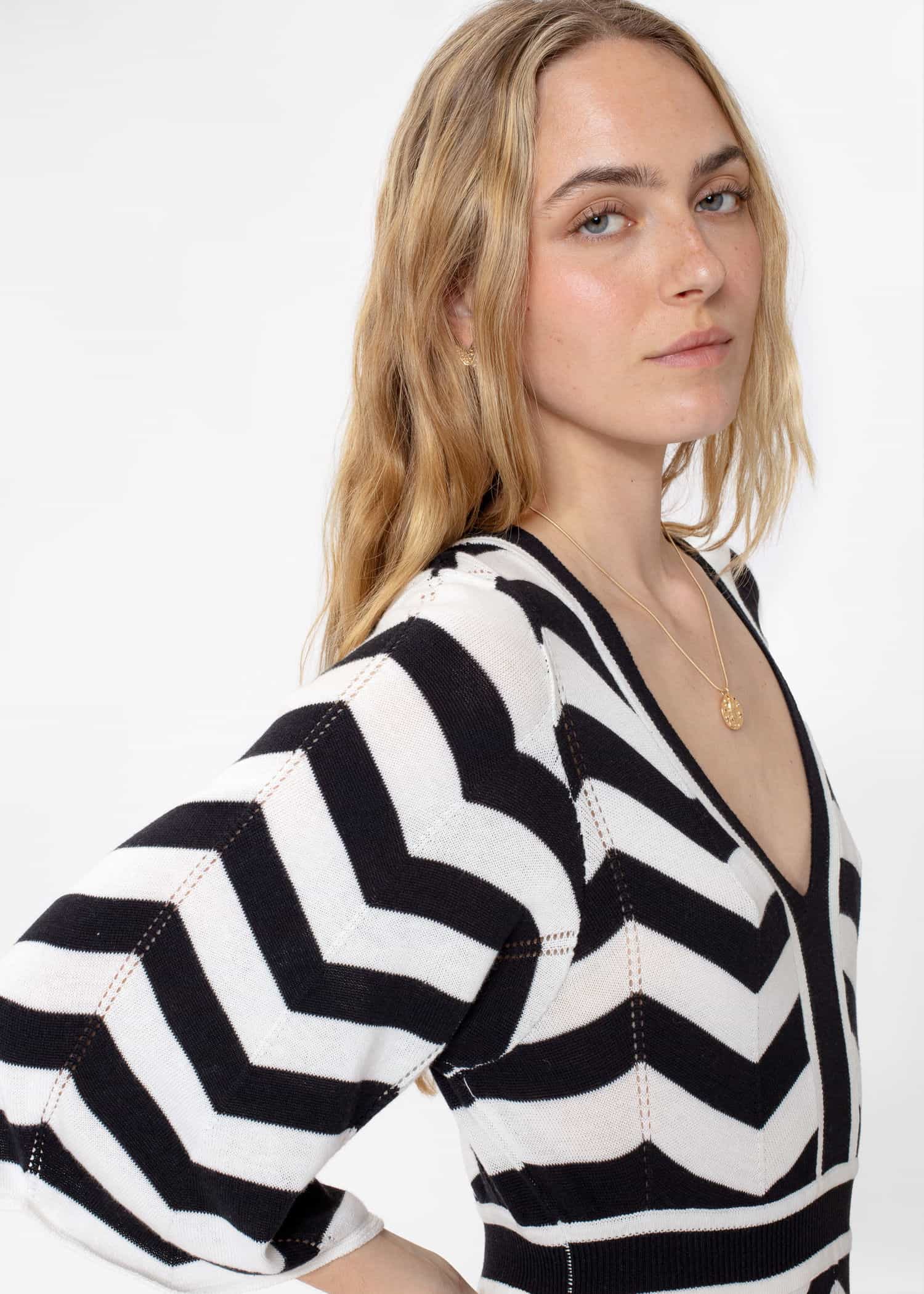 BIANCA Pitkä kuvioitu mekko - Multi 2 - Indiska