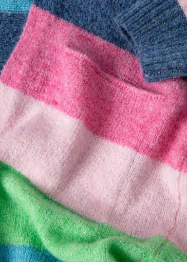 VANESSA Färgglad lång cardigan - Multi 6 - Indiska