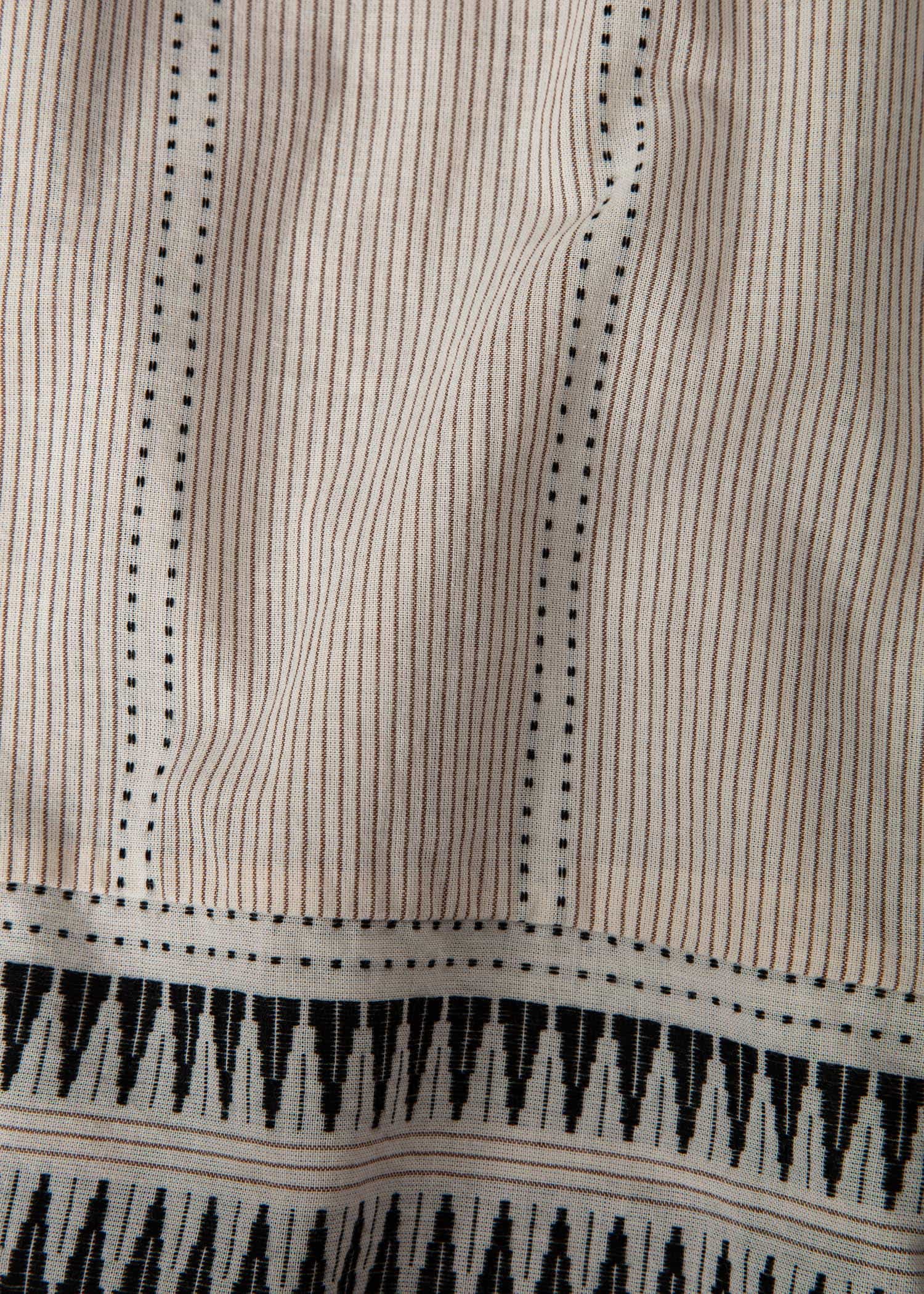 DONNA Jacquardmönstrade byxor  - Beige 5 - Indiska
