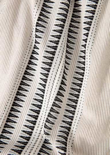 DONNA Pitkä jakardikuvioitu mekko - Beige 7 - Indiska