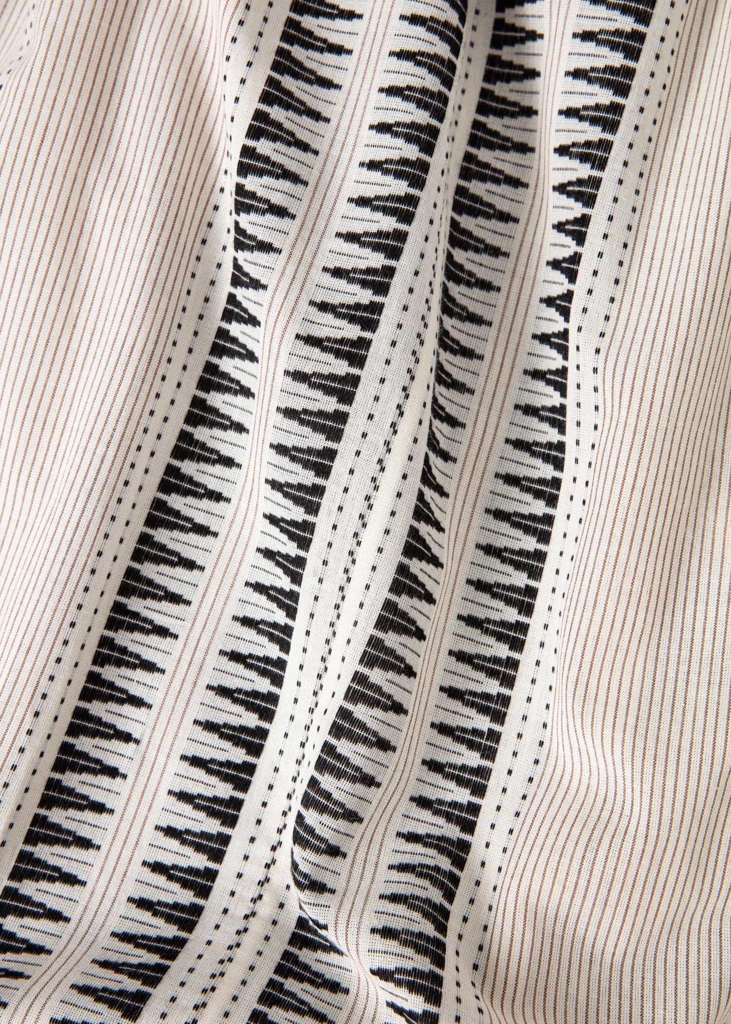 DONNA Pitkä jakardikuvioitu mekko - Beige 7 - Indiska