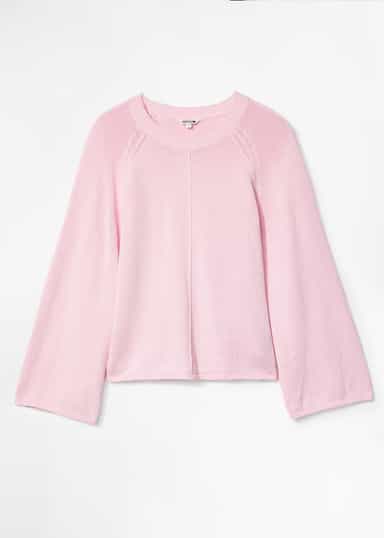 Lana Rosa stickad tröja - Rosa 1 - Indiska