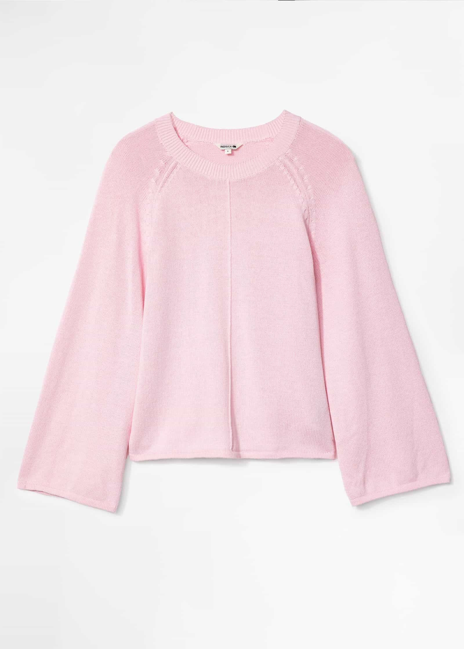 Lana Rosa stickad tröja - Rosa 1 - Indiska
