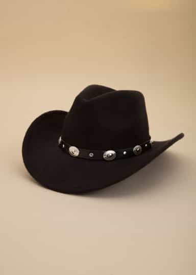 COWBOY Musta cowboy-hattu - Musta 2 - Indiska