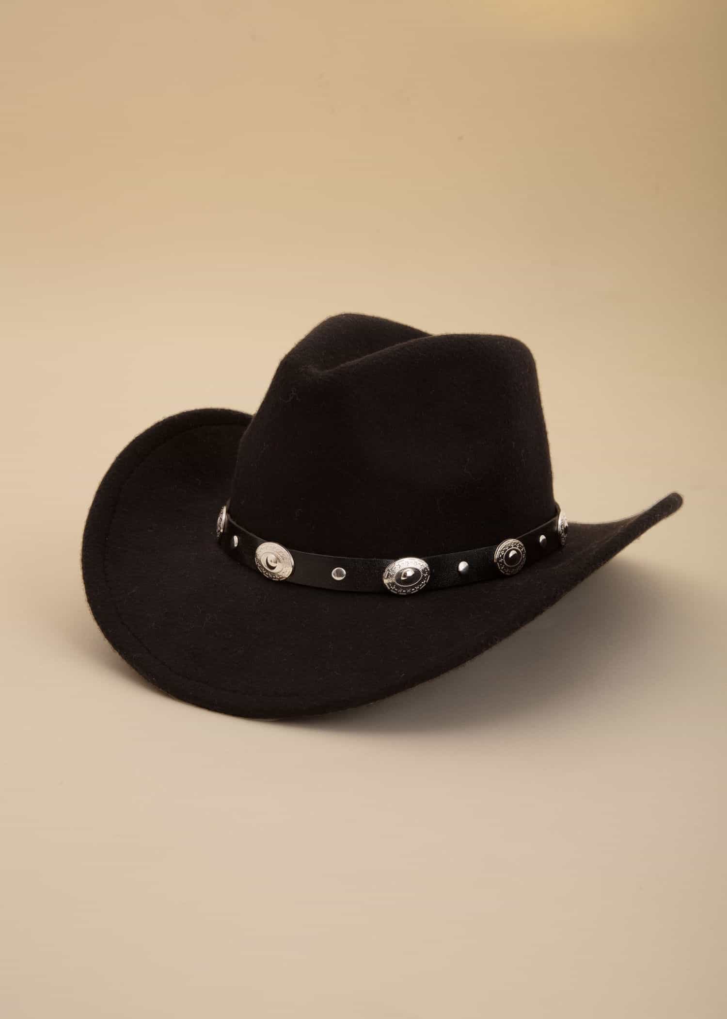 COWBOY Musta cowboy-hattu - Musta 2 - Indiska