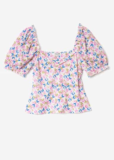 PERLA Kuviollinen jersey-toppi - Multi 1 - Indiska