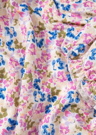 PERLA Kuviollinen jersey-toppi - Multi 2 - Indiska