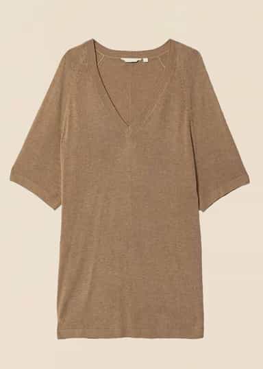 ANDREA Beige neulepusero - Beige 1 - Indiska