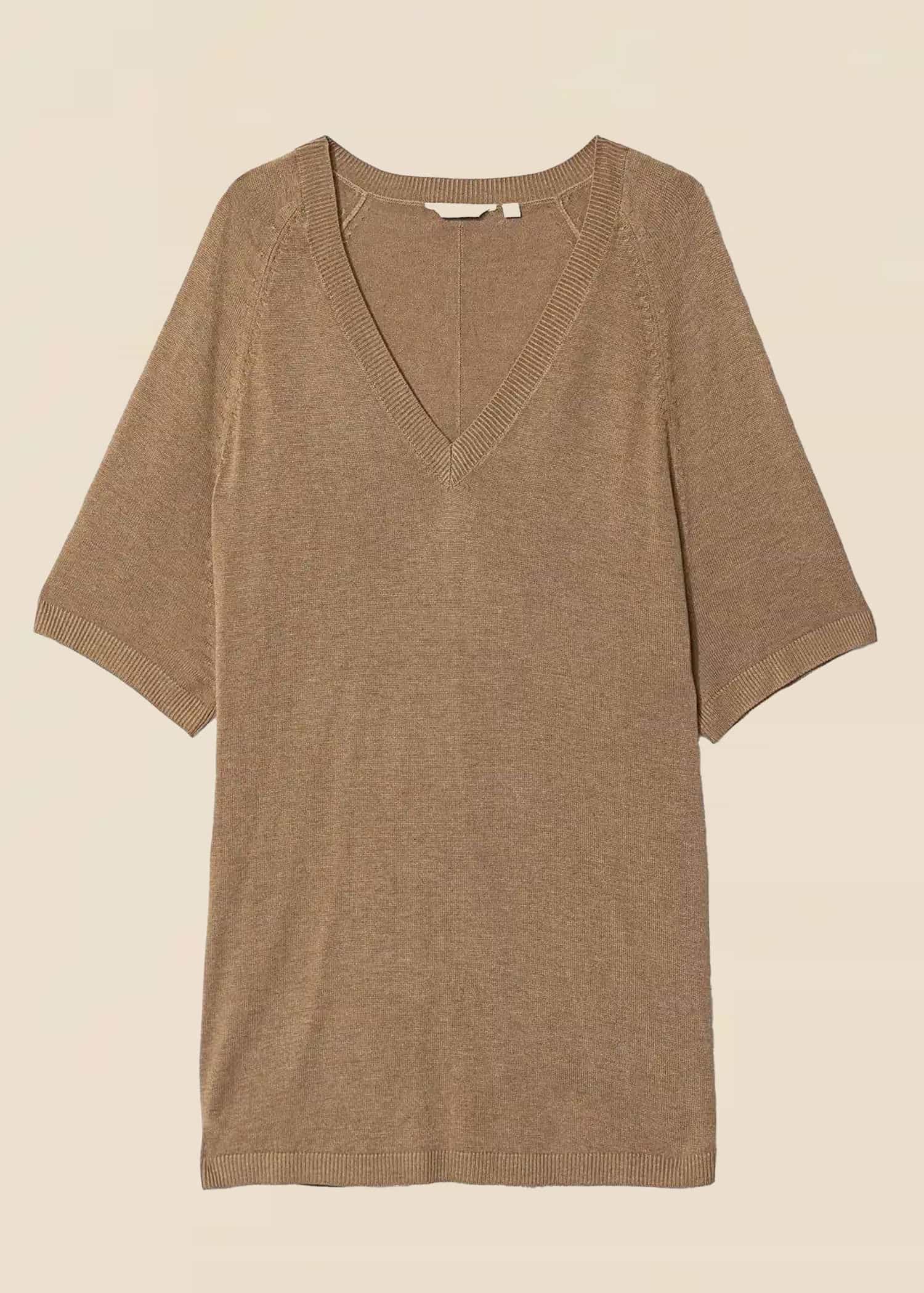 ANDREA Beige neulepusero - Beige 1 - Indiska