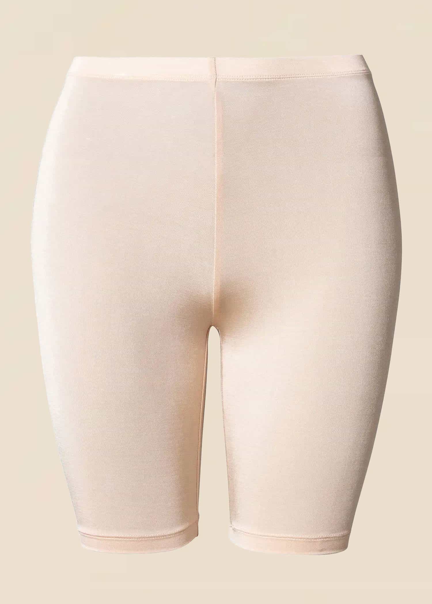 LOVA Enfärgade cykelbyxor - Beige 1 - Indiska