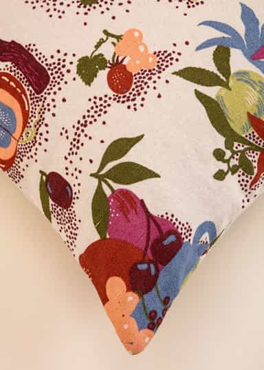 Cotton Mønstret putetrekk  - Multi 2 - Indiska