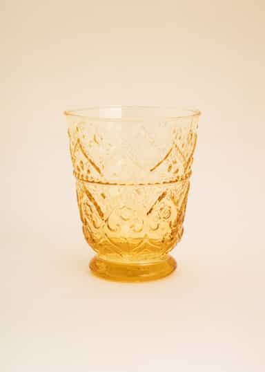 BOMBAY Handblåst dricksglas - Brun 1 - Indiska