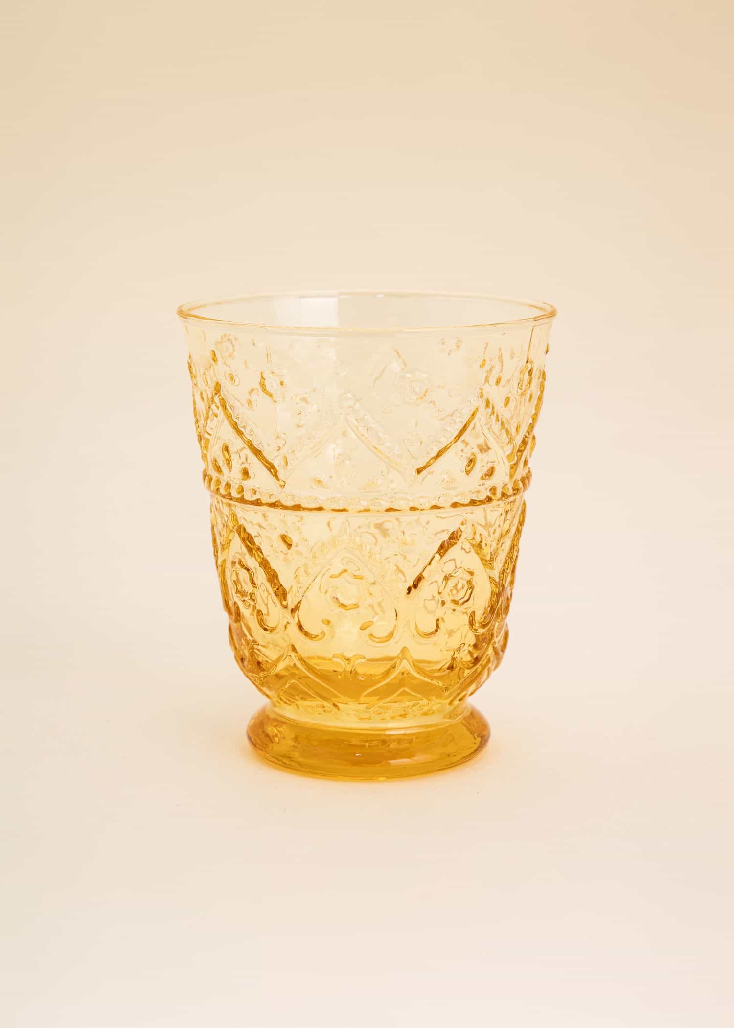 BOMBAY Handblåst dricksglas - Brun 1 - Indiska