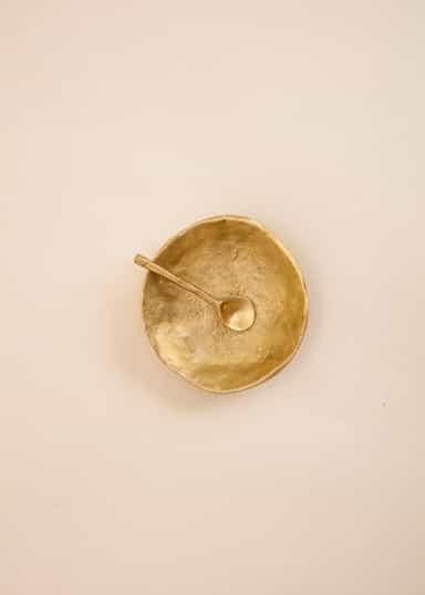 BRASS Messinkikulho ja lusikka -  2 - Indiska
