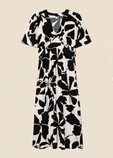 ILDA Kuviollinen midimekko - Musta 1 - Indiska