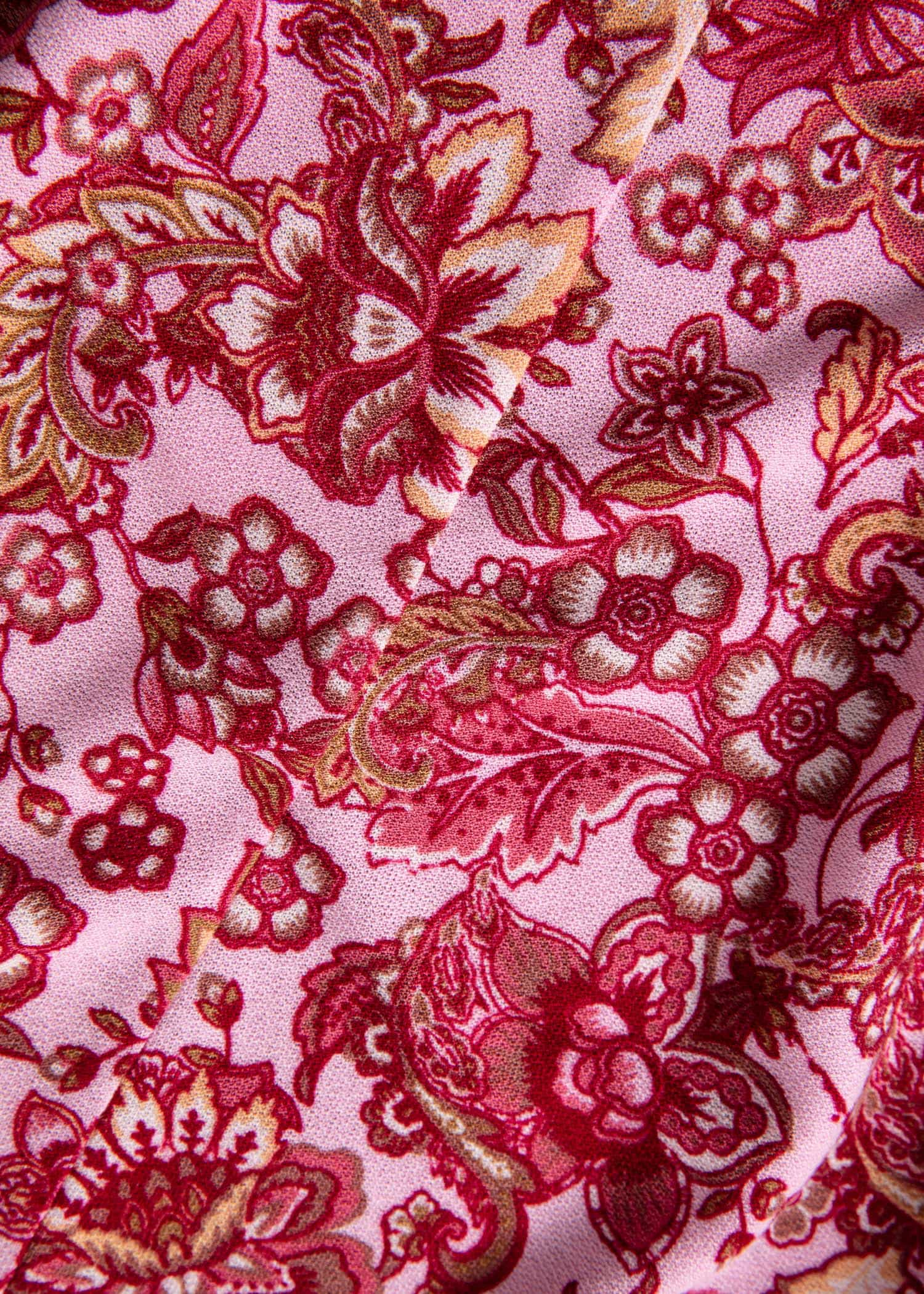 Emilia Blommig tunika - Rosa 2 - Indiska