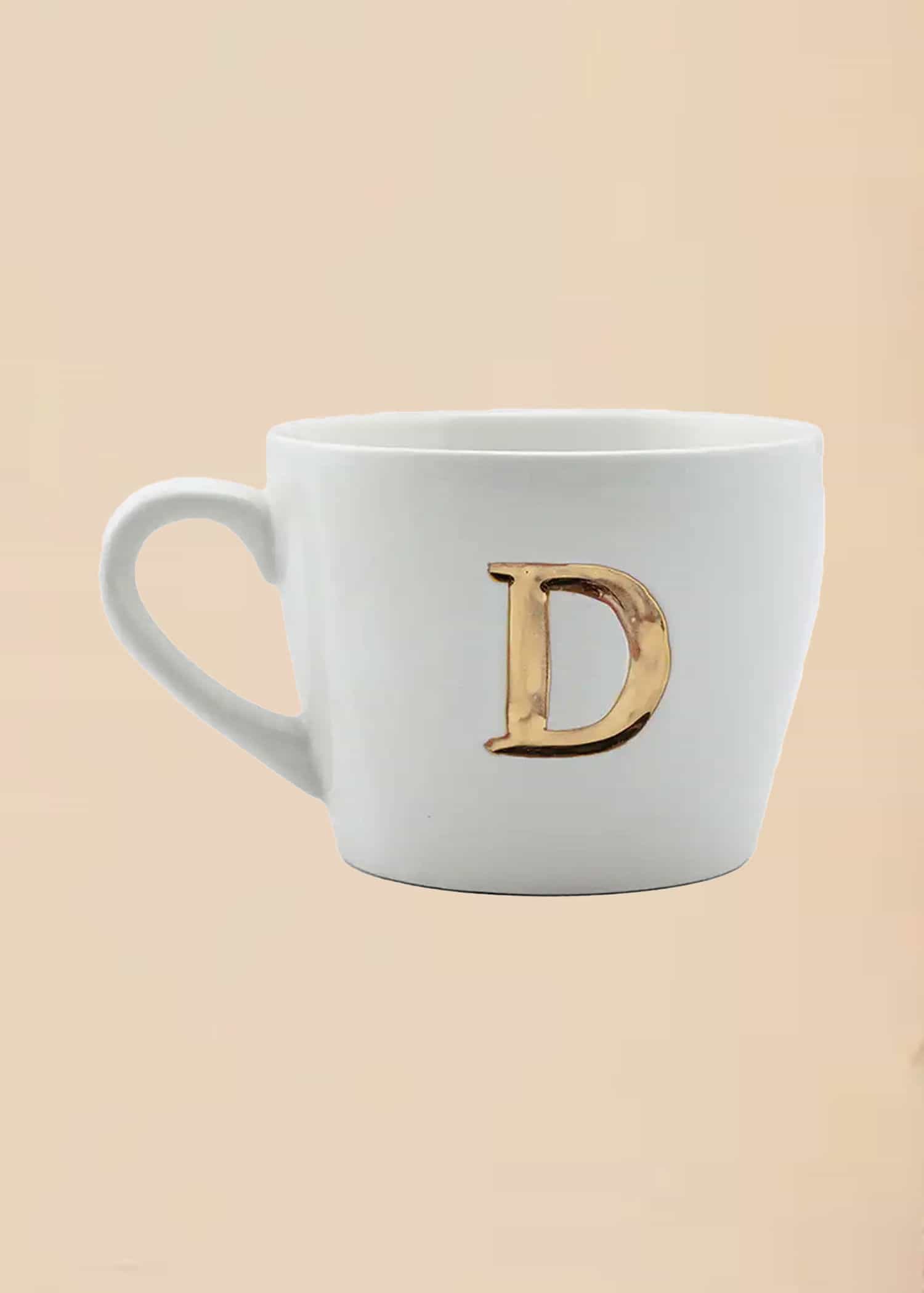 MO1 Mugg med bokstav - D NO - Indiska